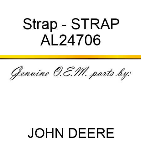 Strap - STRAP AL24706