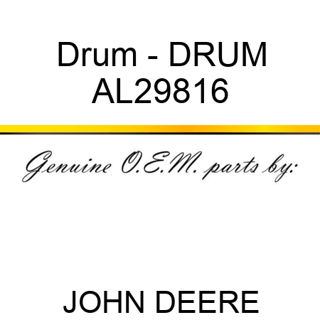 Drum - DRUM AL29816