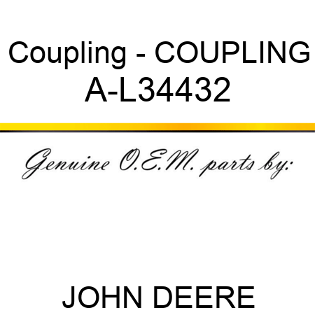 Coupling - COUPLING A-L34432