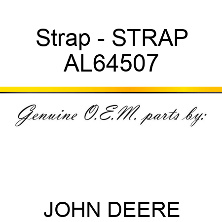 Strap - STRAP AL64507