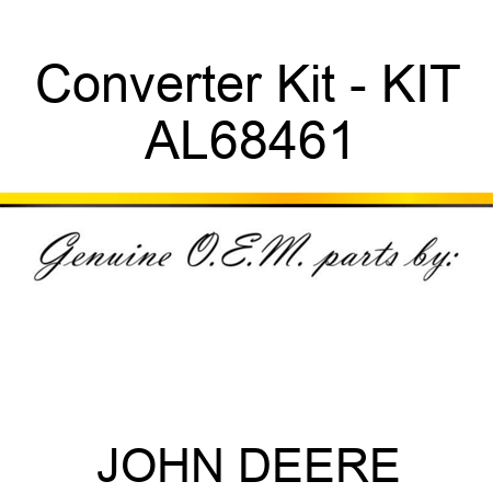 Converter Kit - KIT AL68461