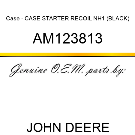 Case - CASE, STARTER RECOIL NH1 (BLACK) AM123813