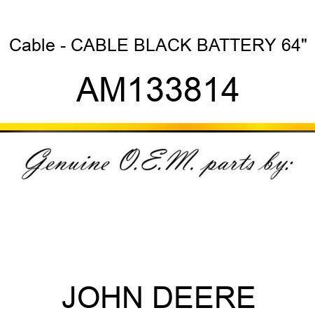 Cable - CABLE, BLACK BATTERY 64