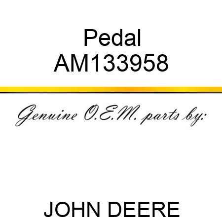 Pedal AM133958