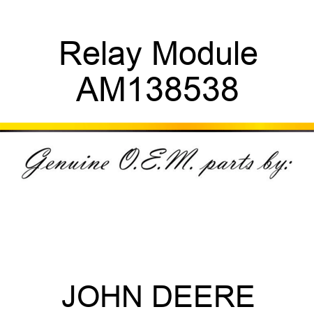 Relay Module AM138538