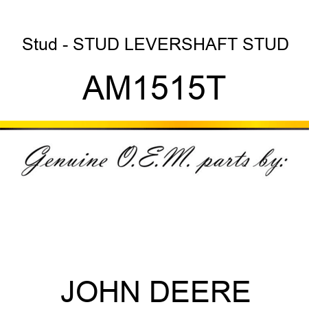 Stud - STUD LEVERSHAFT STUD AM1515T