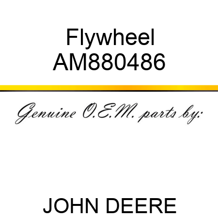 Flywheel AM880486
