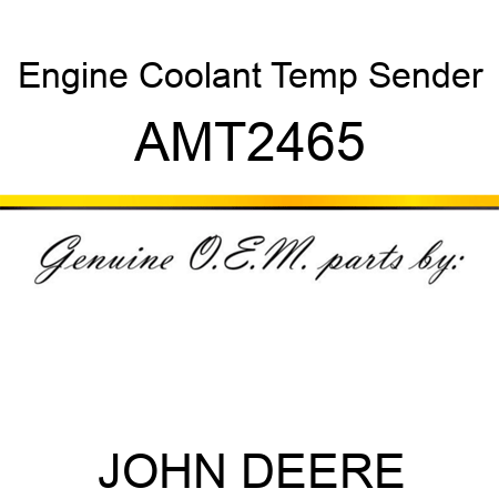 Engine Coolant Temp Sender AMT2465