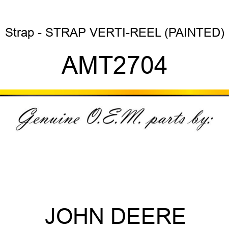 Strap - STRAP, VERTI-REEL (PAINTED) AMT2704