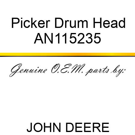 Picker Drum Head AN115235