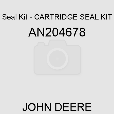 Seal Kit - CARTRIDGE SEAL KIT AN204678