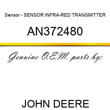Sensor - SENSOR, INFRA-RED TRANSMITTER AN372480
