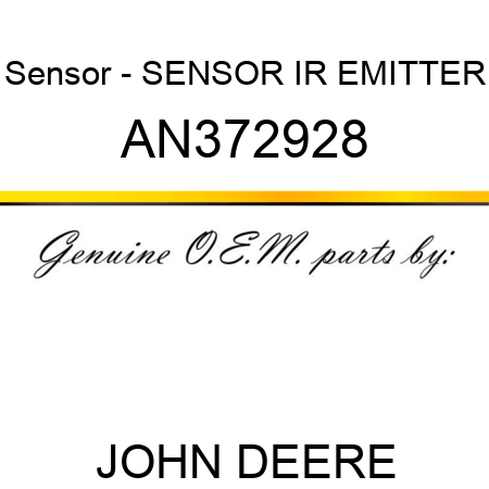 Sensor - SENSOR, IR EMITTER AN372928