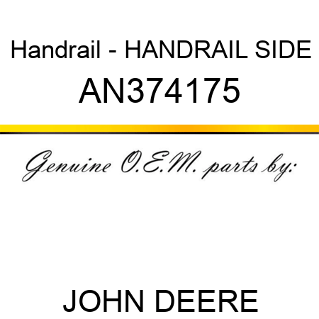 Handrail - HANDRAIL, SIDE AN374175