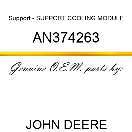 Support - SUPPORT, COOLING MODULE AN374263