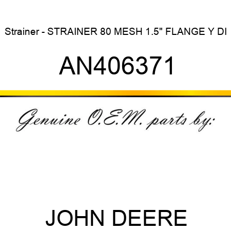 Strainer - STRAINER, 80 MESH 1.5