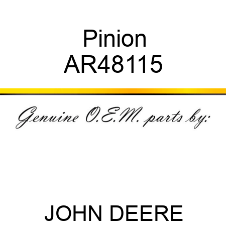 Pinion AR48115