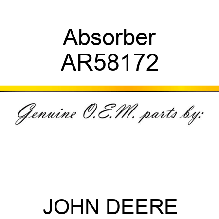 Absorber AR58172