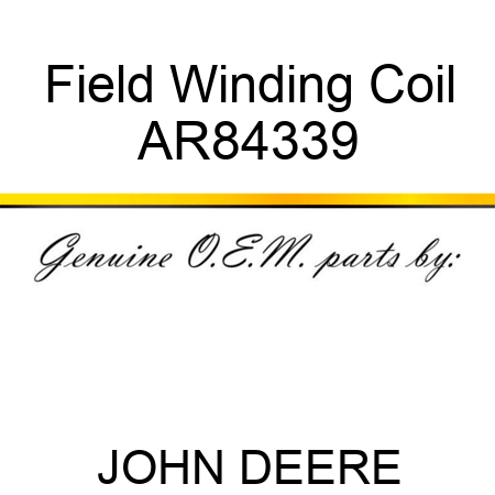 Field Winding Coil AR84339