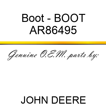 Boot - BOOT AR86495