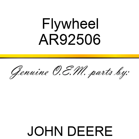 Flywheel AR92506