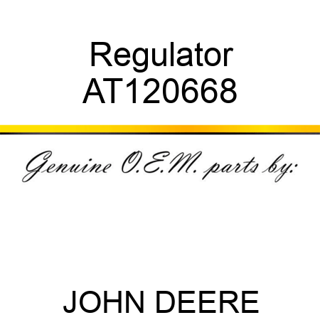 Regulator AT120668
