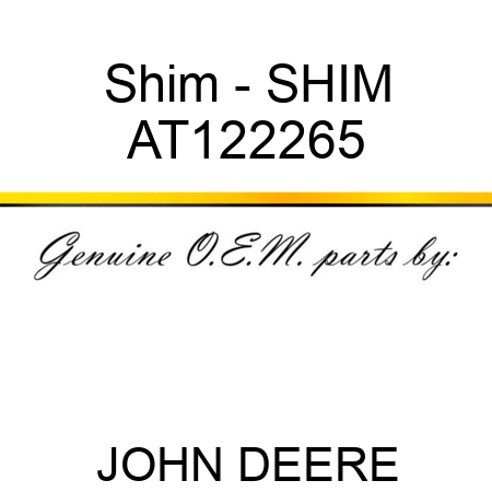 Shim - SHIM AT122265