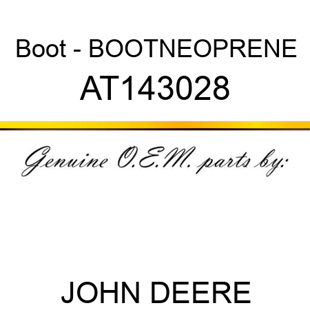 Boot - BOOT,NEOPRENE AT143028