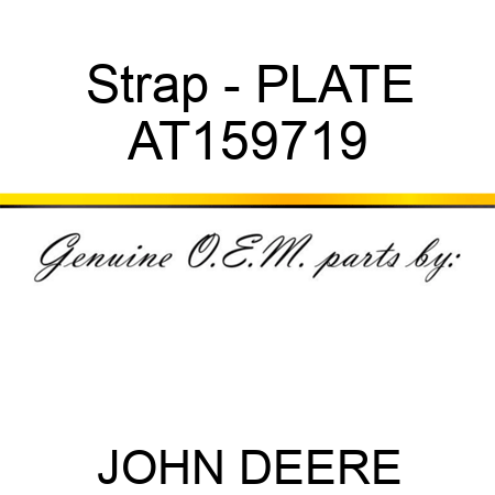 Strap - PLATE AT159719