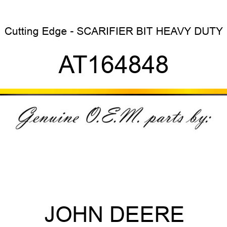 Cutting Edge - SCARIFIER BIT, HEAVY DUTY AT164848