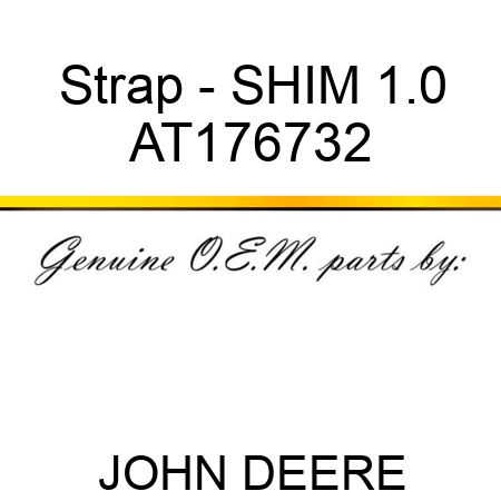Strap - SHIM, 1.0 AT176732