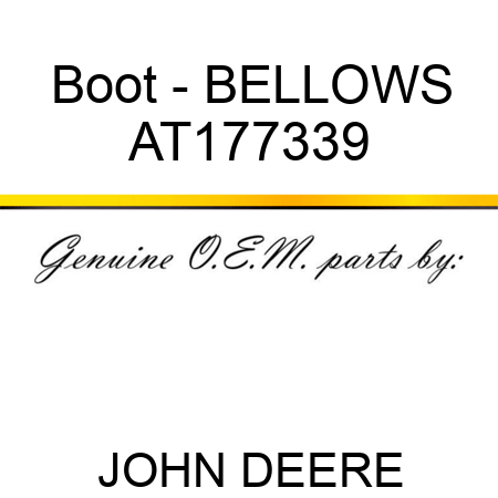 Boot - BELLOWS AT177339