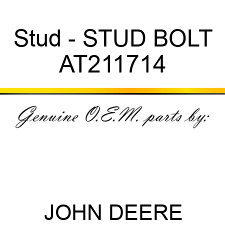 Stud - STUD BOLT AT211714