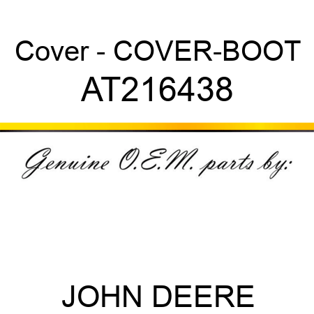 Cover - COVER-BOOT AT216438