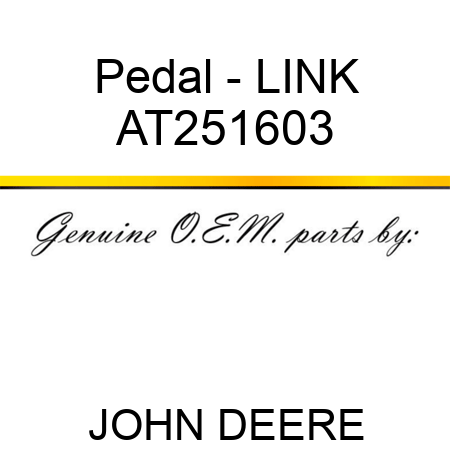 Pedal - LINK AT251603