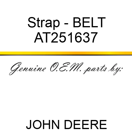 Strap - BELT AT251637