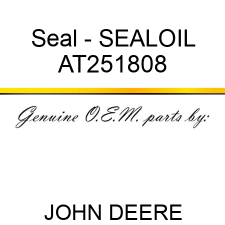 Seal - SEALOIL AT251808