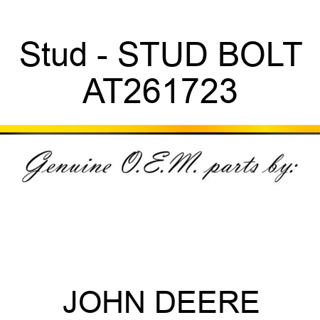 Stud - STUD BOLT AT261723