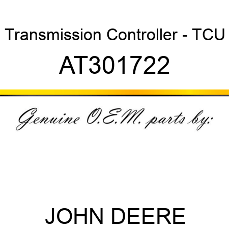 Transmission Controller - TCU AT301722