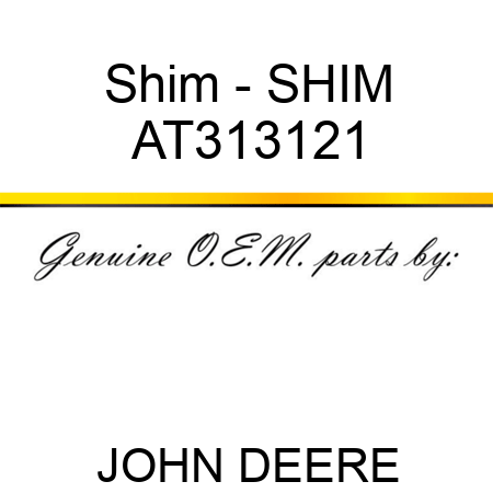 Shim - SHIM AT313121