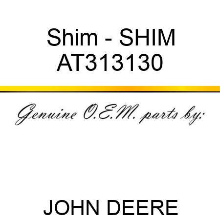 Shim - SHIM AT313130