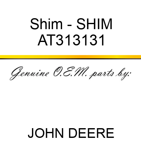 Shim - SHIM AT313131