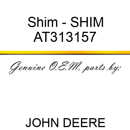 Shim - SHIM AT313157