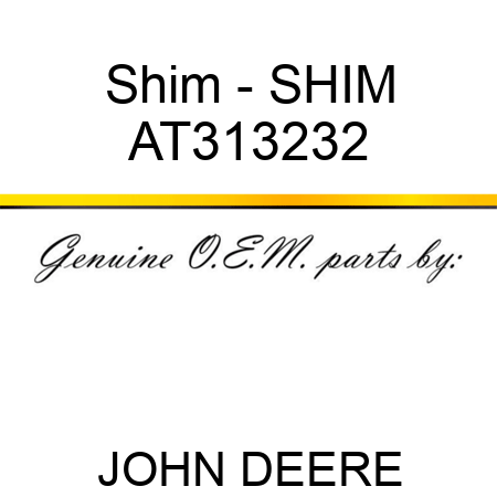 Shim - SHIM AT313232