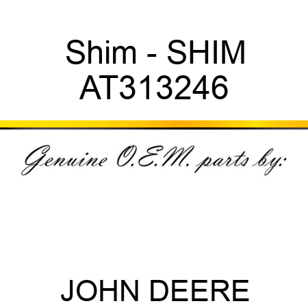 Shim - SHIM AT313246