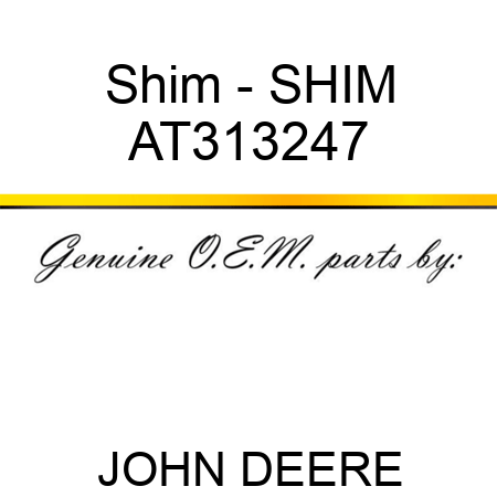 Shim - SHIM AT313247