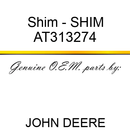 Shim - SHIM AT313274