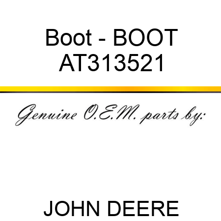 Boot - BOOT AT313521