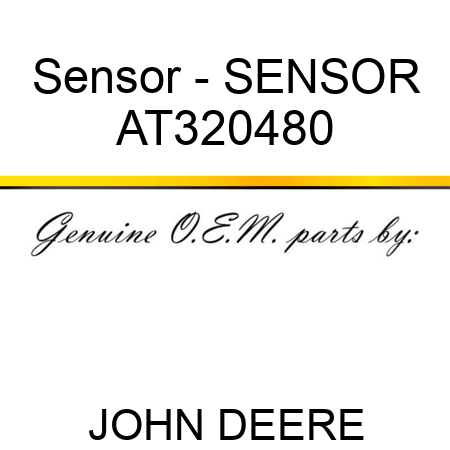 Sensor - SENSOR AT320480