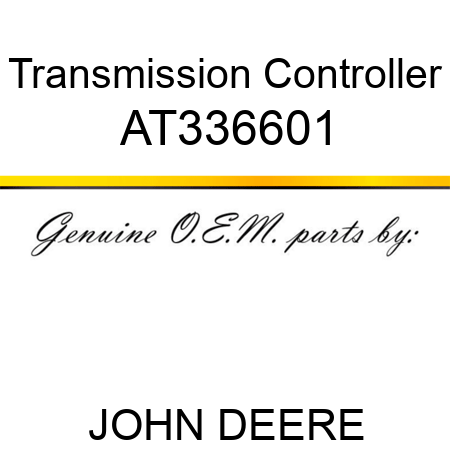 Transmission Controller AT336601